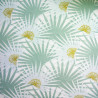 Algodón estampado FILIFERA CELADON / GOLD
